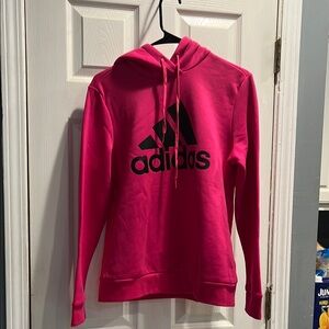 Adidas Pink Sweater Classic Logo Design